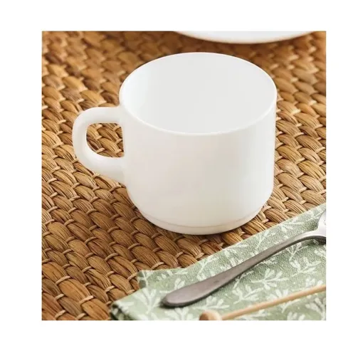 Tasse Blanche Empilable Luminarc Boissons Chaudes Café Thé Chocolat Lait Petit Déjeuner Solide Résistante Haute Temperature Incassable Passe Au Four Légère Verre Prise Main Entretien Déco Table Maison Bon état reconditionné disponible sur Rakuten