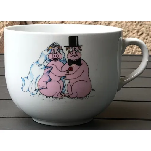 Tasse Cochon Marie Et Femme, Mariage, Marié, Humour, Couple Mug Bon état reconditionné disponible sur Rakuten