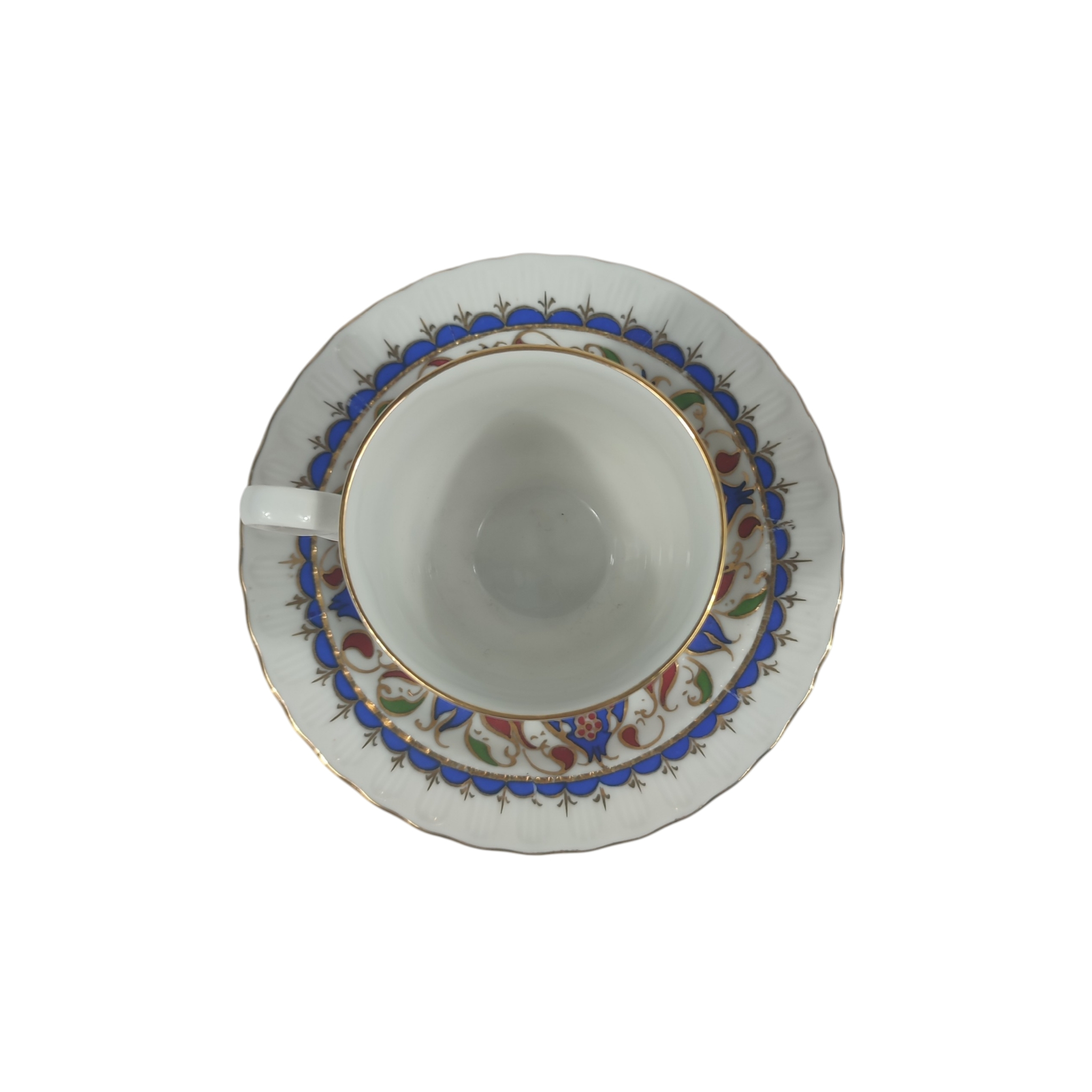 Voir photo 2 de Tasse et sous-tasse Kütahya (porcelaine turque) Tasse et sous-tasse Kütahya (porcelaine turque) Bon état reconditionné photo 2