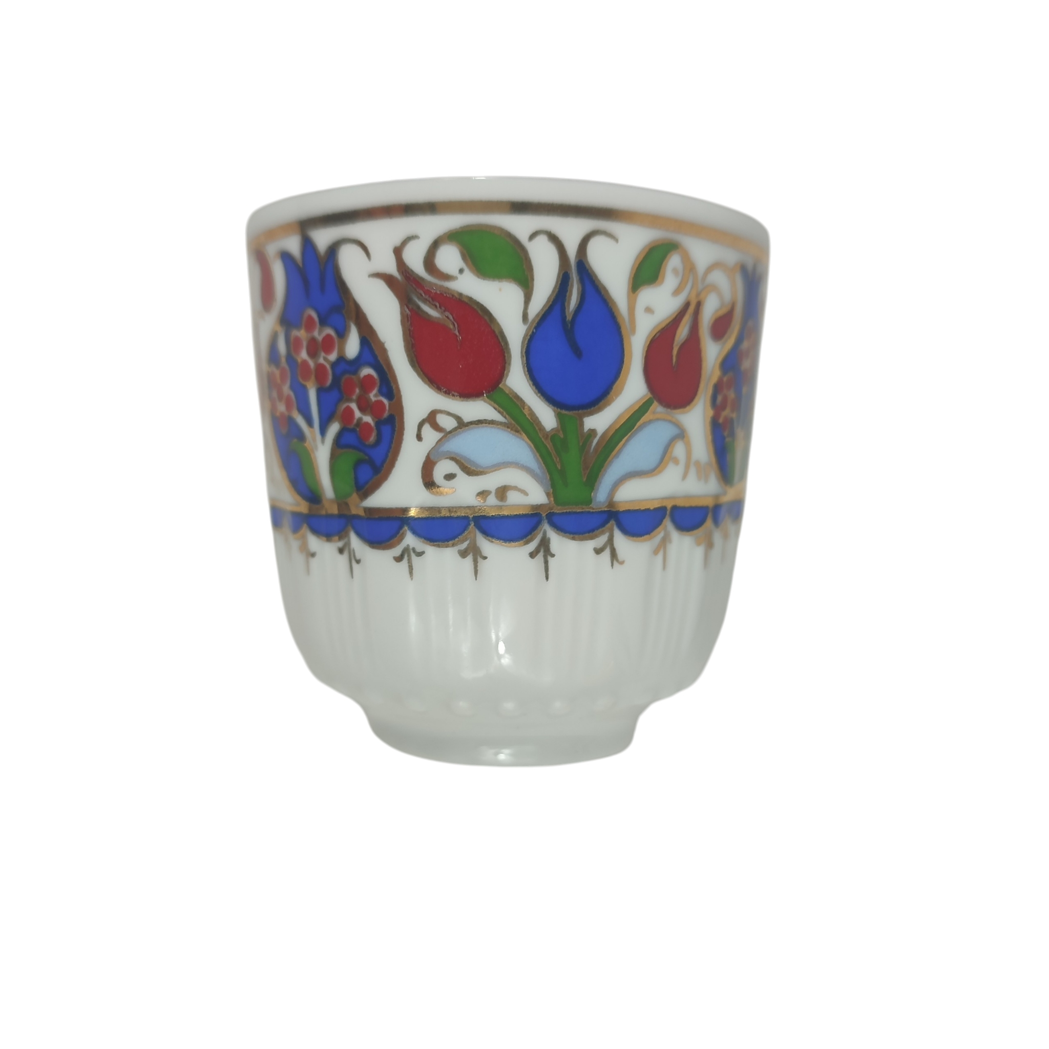 Voir photo 3 de Tasse et sous-tasse Kütahya (porcelaine turque) Tasse et sous-tasse Kütahya (porcelaine turque) Bon état reconditionné photo 3