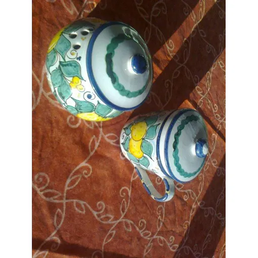 Tasse Et Sucrier De Sicile En Porcelaine occasion reconditionné disponible sur Rakuten