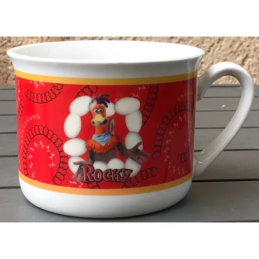 Acheter Tasse Rocky Chicken Run, Dessin Animé, Mug, Figurine Bon état - 10,00 € Tasse Rocky Chicken Run, Dessin Animé, Mug, Figurine Bon état reconditionné disponible sur Rakuten