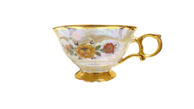 Voir photo 2 de Tasse soucoupe et assiette à dessert Vintage Tasse soucoupe et assiette à dessert Vintage Bon état reconditionné photo 2