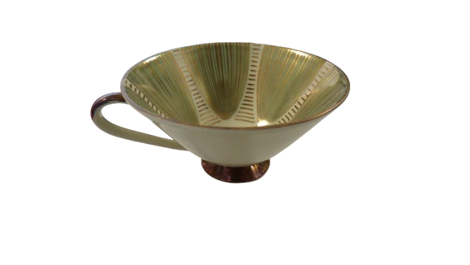 Voir photo 4 de Tasse soucoupe et assiette à dessert Vintage Tasse soucoupe et assiette à dessert Vintage État correct reconditionné photo 4