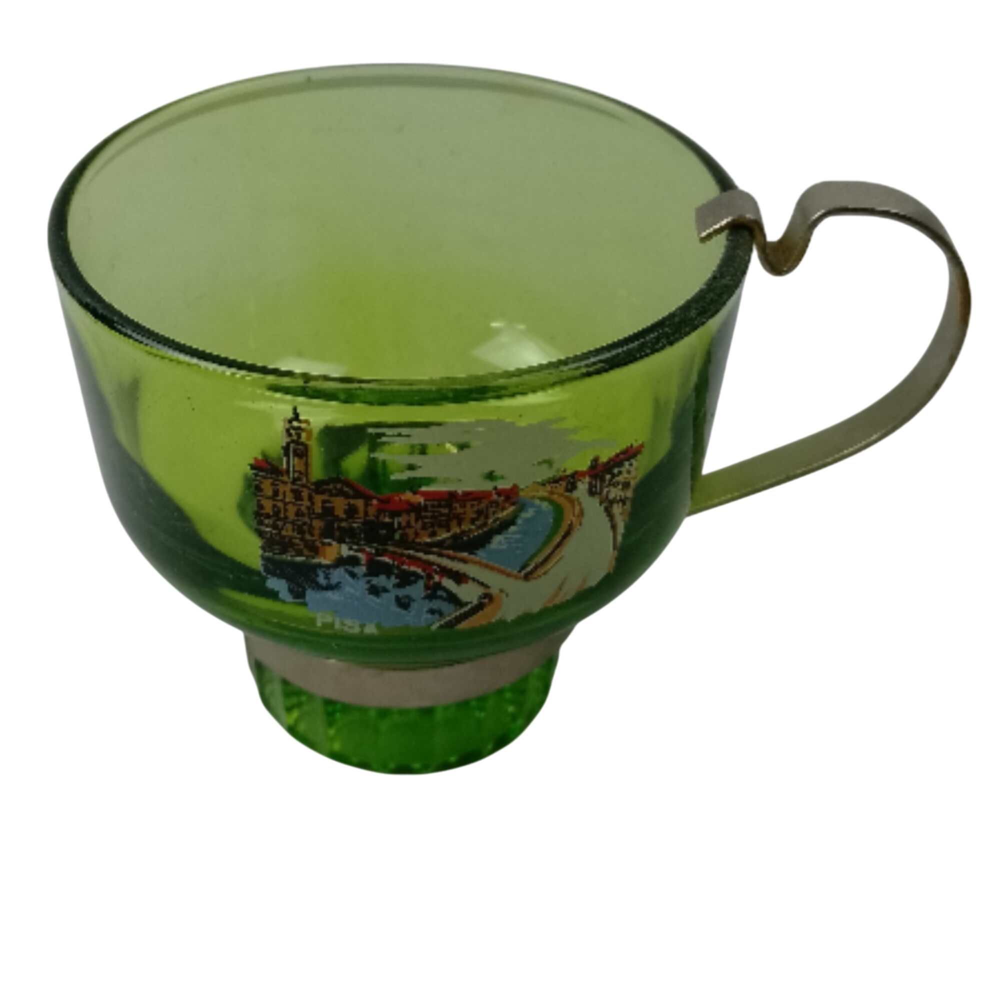 Acheter Tasses à café en verre vert (lot de 6) - Pisa Bon état - 20,00 € Tasses à café en verre vert (lot de 6) - Pisa Bon état reconditionné disponible sur Label Emmaüs