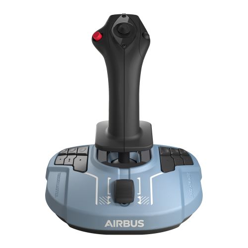 TCA Manette Airbus Edition Thrustmaster Bleu grisé et noir État correct Thrustmaster reconditionné disponible sur Fnac