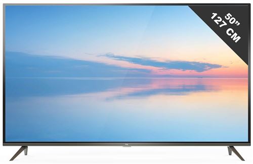 TCL 50EP644 - Classe de diagonale 50" TV LCD rétro-éclairée par LED - Smart TV - Android TV - 4K UHD (2160p) 3840 x 2160 - HDR - noir État correct TCL reconditionné disponible sur Fnac