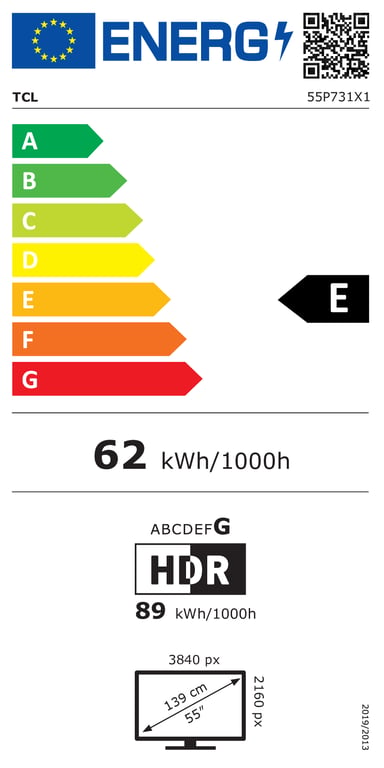 Voir photo 2 de TCL 55P731 TV 139,7 cm (55 ) 4K Ultra HD Smart TV Wifi Métallique - Bon état | Dero TCL 55P731 TV 139,7 cm (55 ) 4K Ultra HD Smart TV Wifi Métallique - Bon état Bon état TCL reconditionné photo 2 | Dero