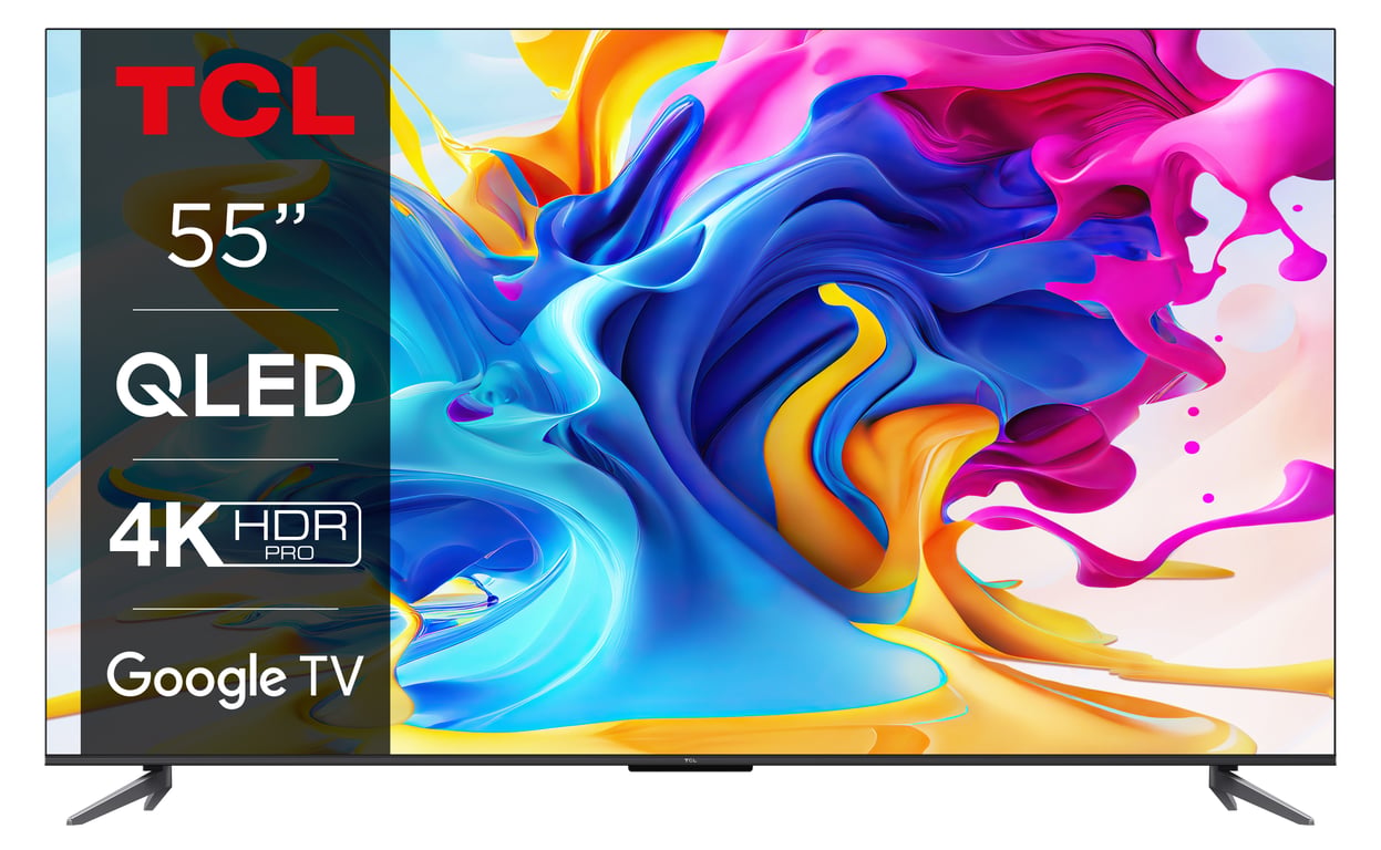 TCL C64 Series 55C649 TV 139,7 cm (55 ) 4K Ultra HD Smart TV Wifi Titane - Bon état Bon état TCL reconditionné disponible sur Pixmania | Dero