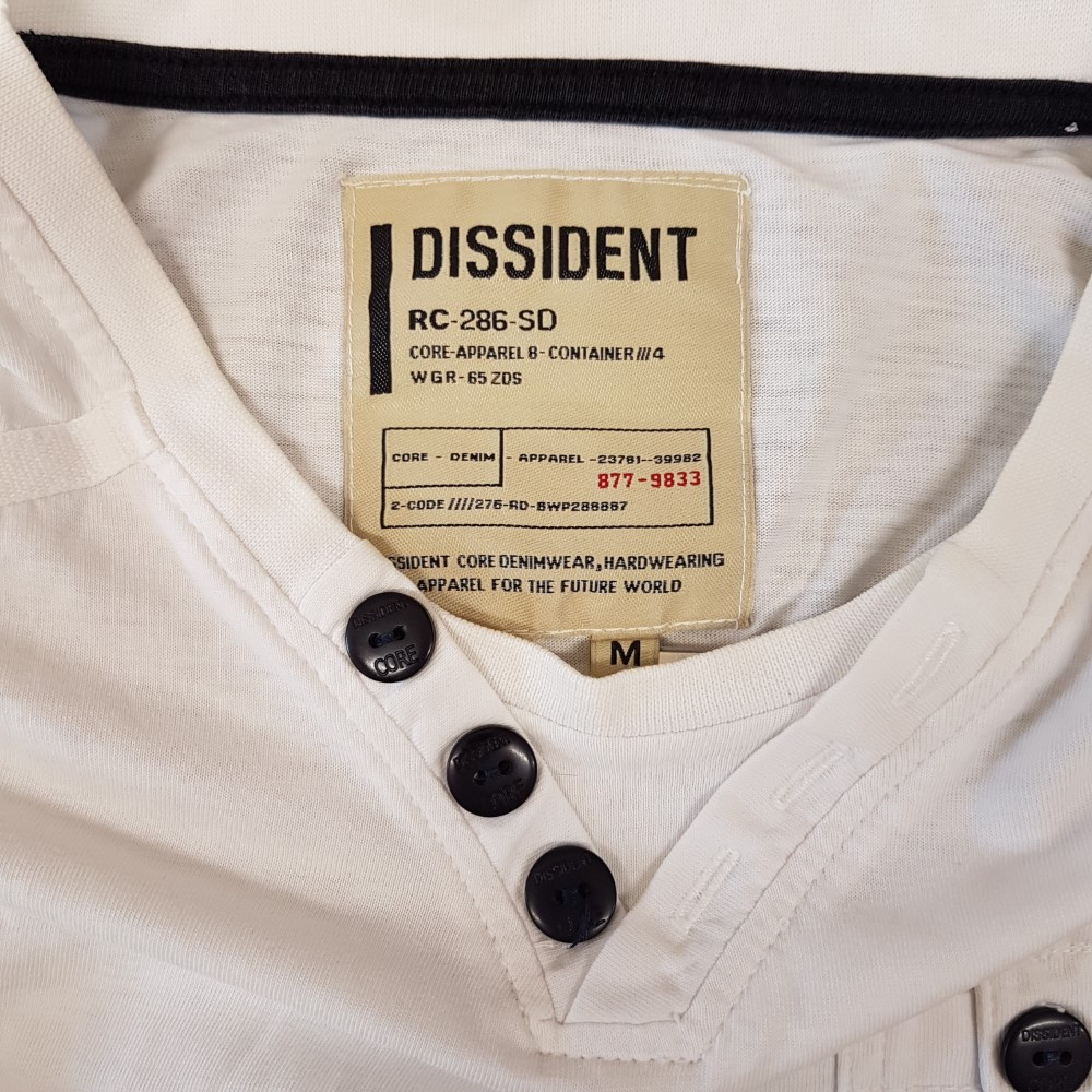 Voir photo 5 de Tee-shirt blanc - DISSIDENT - taille M Tee-shirt blanc - DISSIDENT - taille M Très bon état reconditionné photo 5