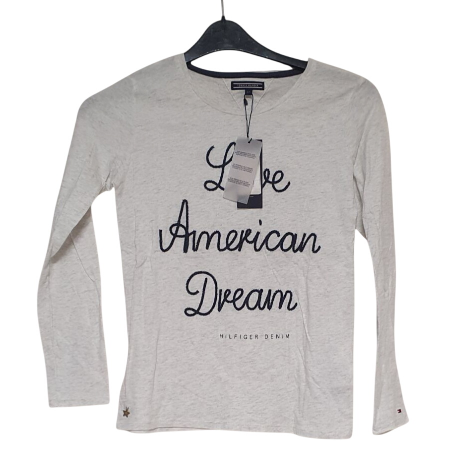 Acheter Tee Shirt Enfant ML-TOMMY HILFIGER-13/14 A Parfait état - 12,00 € Tee Shirt Enfant ML-TOMMY HILFIGER-13/14 A Parfait état reconditionné disponible sur Label Emmaüs