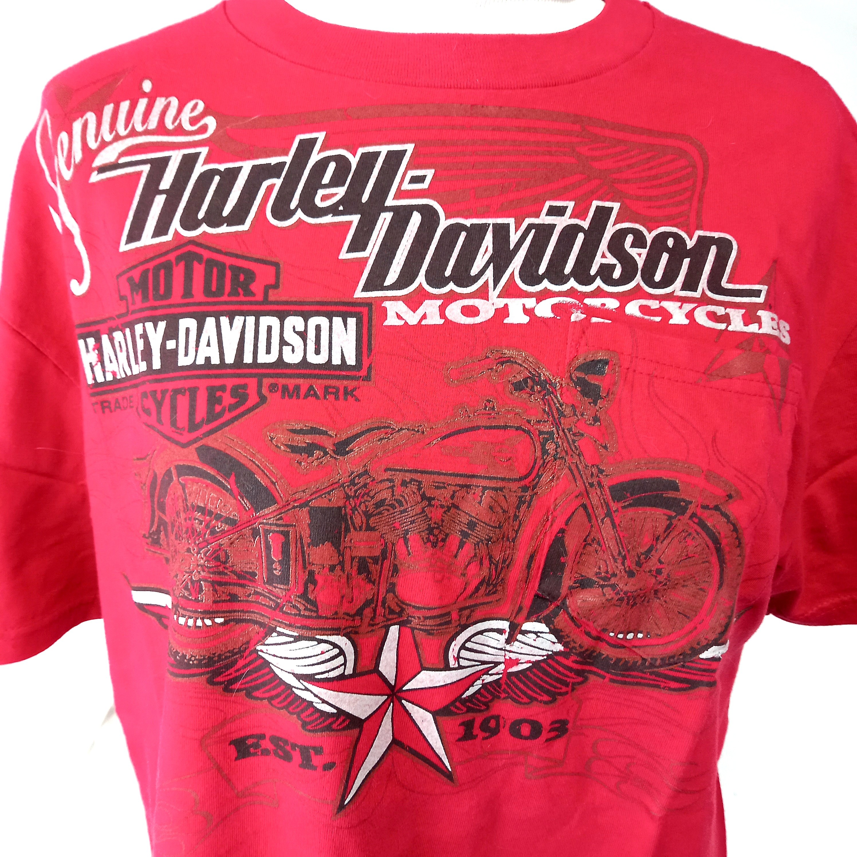 Voir photo 3 de Tee-shirt Harley Davidson rouge, Bangkok Thaïlande - Taille L - Officiel Imagewear Tee-shirt Harley Davidson rouge, Bangkok Thaïlande - Taille L - Officiel Imagewear Très bon état reconditionné photo 3