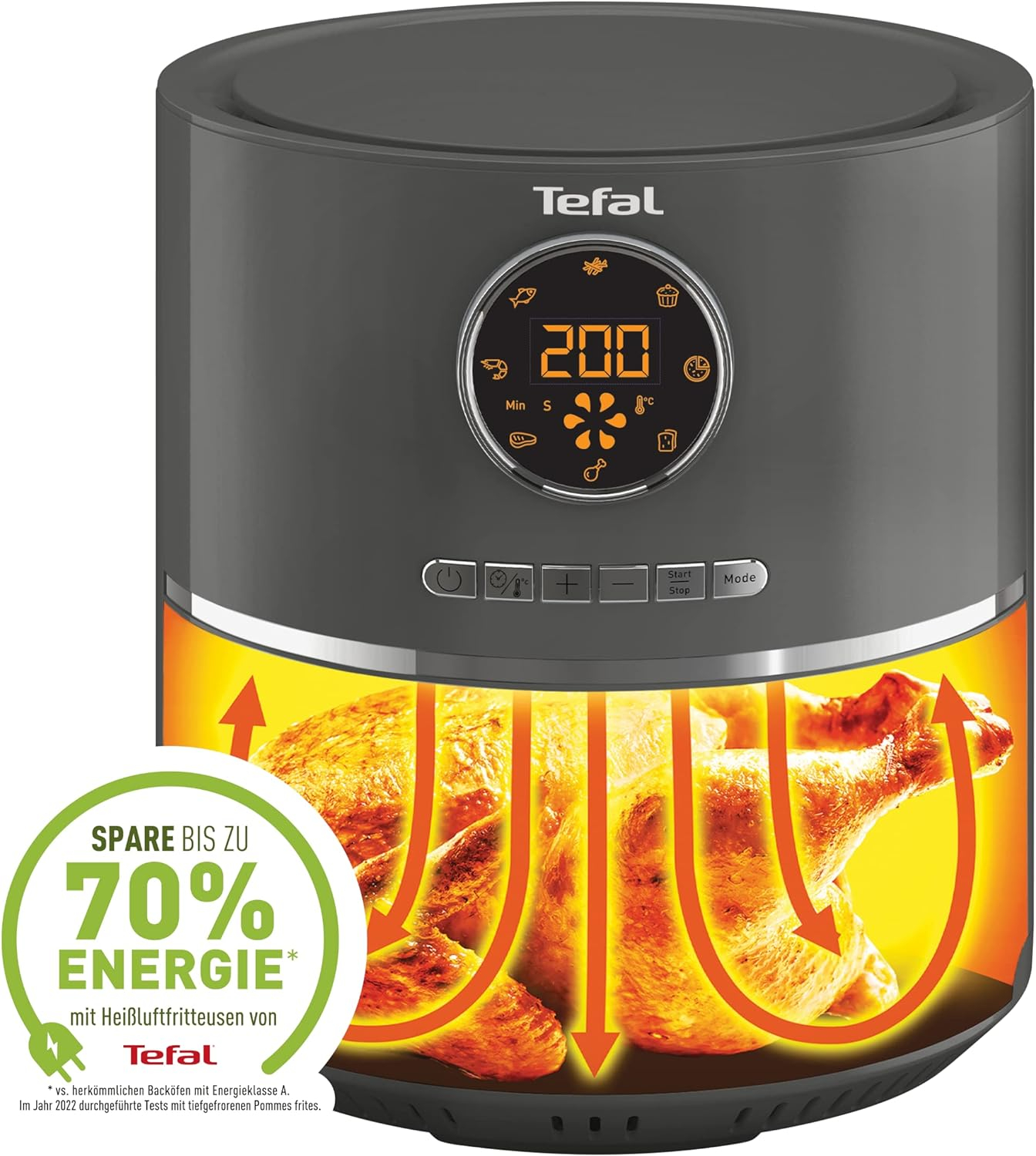 Voir photo 2 de Tefal Airfry Ultra Digital Friteuse à air chaud EY111B15R Tefal Airfry Ultra Digital Friteuse à air chaud EY111B15R Très bon état reconditionné photo 2