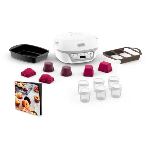 TEFAL Cake Factory Appareil à gâteau, Cupcake, Muffin, Moules Creabake KD812110 Bon état reconditionné disponible sur Rakuten