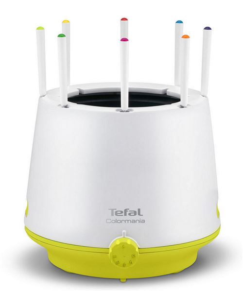 Tefal Colormania EF260312 - Fondue - 800 Watt - blanc/vert État correct reconditionné disponible sur Fnac