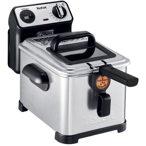 Tefal Filtra Pro FR511170 - Friteuse - 3 litres - 2.4 kWatt - acier inoxydable État correct SEB reconditionné disponible sur Fnac