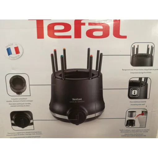Tefal Inox & Design EF256812 - Fondue - 800 Watt - noir/inox Bon état reconditionné disponible sur Rakuten
