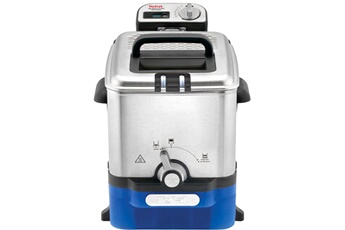 Tefal Oleoclean Pro FR804015 Inox & Design - Friteuse - 3.5 litres - inox brossé / bleu Bon état - 99,00 € Tefal Oleoclean Pro FR804015 Inox & Design - Friteuse - 3.5 litres - inox brossé / bleu Bon état SEB reconditionné disponible sur Darty