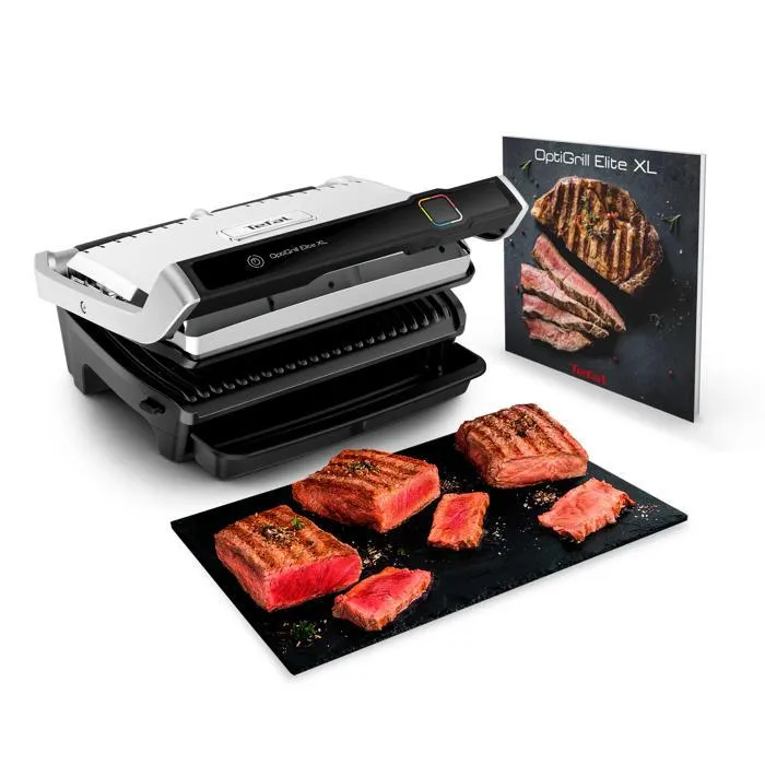 TEFAL Optigrill Elite XL grill intelligent 16 programmes mode manuel fonction marquage XL 8 personnes - RECONDITIONNÉ GC760D12R Reconditionné - 195,99 € TEFAL Optigrill Elite XL grill intelligent 16 programmes mode manuel fonction marquage XL 8 personnes - RECONDITIONNÉ GC760D12R Reconditionné Tefal reconditionné disponible sur Cdiscount Seconde Vie | Dero