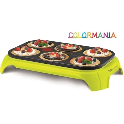 Tefal PY5593/12 PARTY COLORMANIA - Crêpière - 1 kWatt - vert cactus Bon état reconditionné disponible sur Rakuten