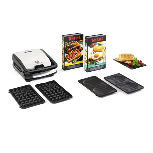 Tefal Snack collection SW853D12 - Croque-gaufres - 700 Watt - inox/noir Bon état reconditionné disponible sur Rakuten