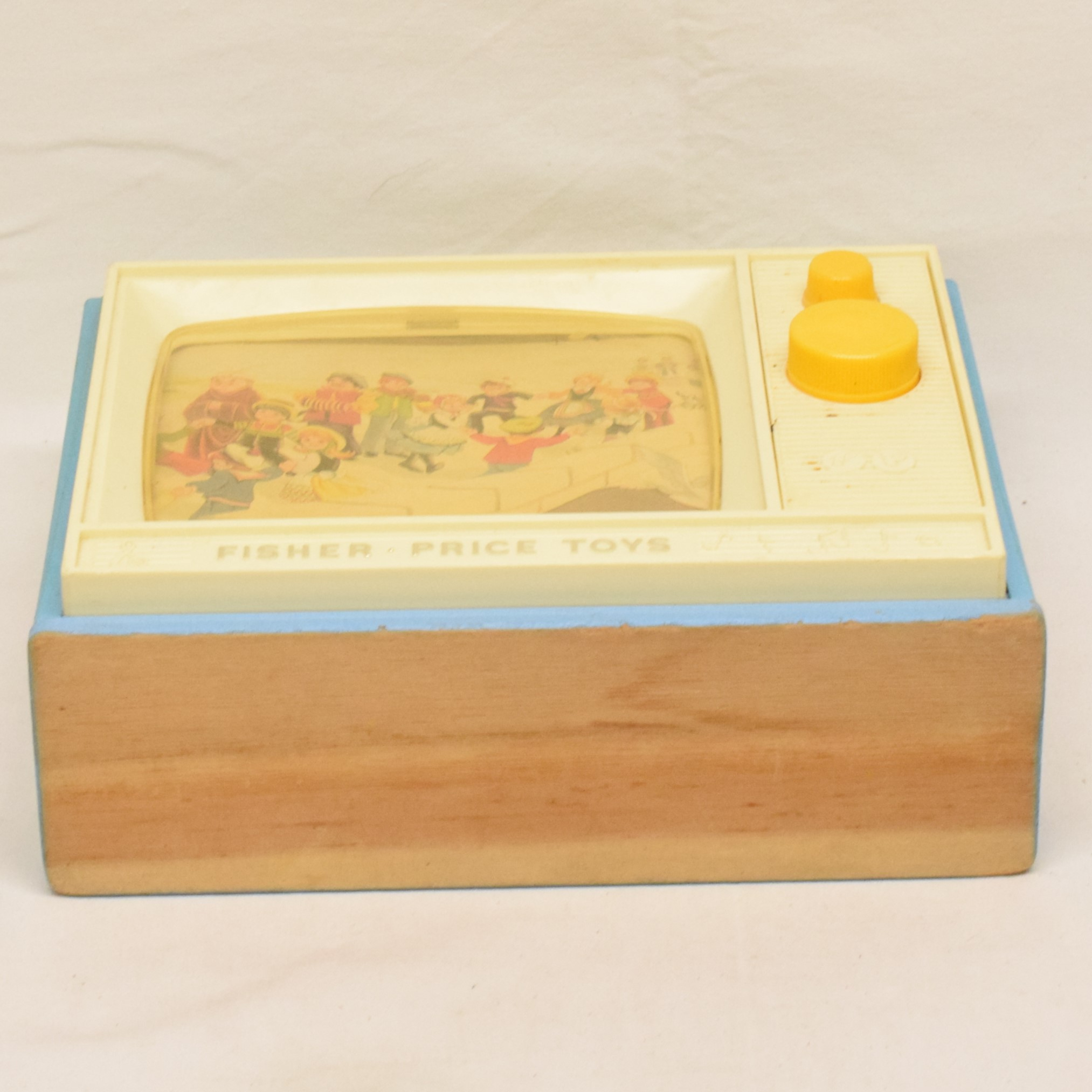 Voir photo 6 de Télé musicale animée Frère Jacques et sur le pont d'Avignon Fisher Price 1981 Télé musicale animée Frère Jacques et sur le pont d'Avignon Fisher Price 1981 État correct reconditionné photo 6