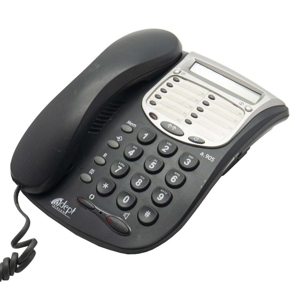 Téléphone fixe Adept A.905 Phone Reconditionné - 41,00 € Téléphone fixe Adept A.905 Phone Reconditionné Adobe (il s'agit probablement d'une erreur de reconditionné disponible sur Backmarket