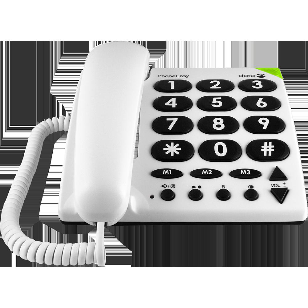 Téléphone fixe DECT Filaire PhoneEasy 311C Blanc Doro Reconditionné - 34,99 € Téléphone fixe DECT Filaire PhoneEasy 311C Blanc Doro Reconditionné Doro reconditionné disponible sur Backmarket | Dero