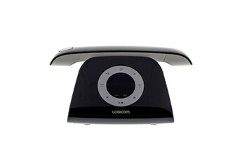 Telephone fixe design retro repondeur Noir Bon état Logicom reconditionné disponible sur Darty