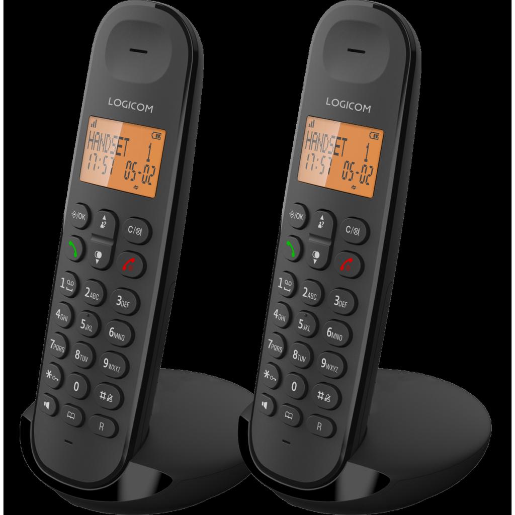 Téléphone fixe Pack de 2 DECT Sans fil Iloa 250 Duo Mains libres Noir Logicom Reconditionné - 39,90 € Téléphone fixe Pack de 2 DECT Sans fil Iloa 250 Duo Mains libres Noir Logicom Reconditionné Logicom reconditionné disponible sur Backmarket
