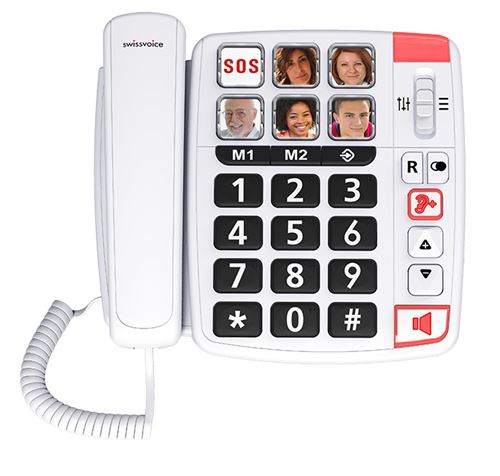 Téléphone fixe Swissvoice Xtra 1110 Blanc État correct Swissvoice reconditionné disponible sur Fnac | Dero