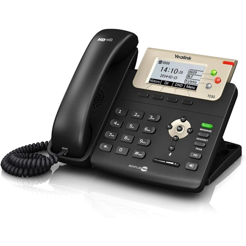 Téléphone fixe Yealink 3-line Professional Gigabit IP Telephone Reconditionné Yealink reconditionné disponible sur Backmarket