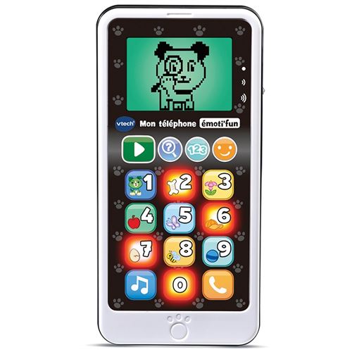 Téléphone interactif Vtech Emoti'Fun Noir et Blanc État correct VTech reconditionné disponible sur Fnac