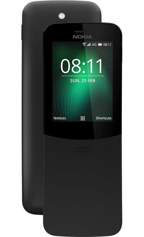 Téléphone mobile Nokia 8110 4G Double SIM Noir État correct - 99,90 € Téléphone mobile Nokia 8110 4G Double SIM Noir État correct Nokia reconditionné disponible sur Fnac