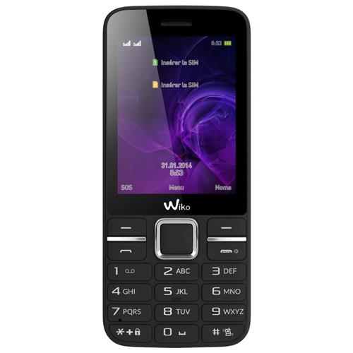 Téléphone mobile Wiko Kar3, Double SIM, Noir État correct Wiko reconditionné disponible sur Fnac