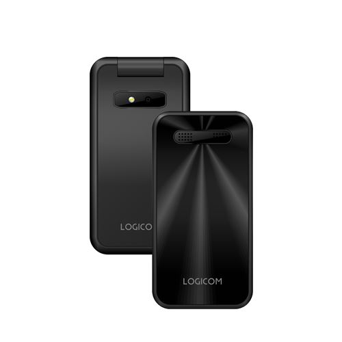 Téléphone portable basique Logicom Fleep 460 1,77" 4G Double nano SIM 128 Mo Noir État correct Logicom reconditionné disponible sur Fnac