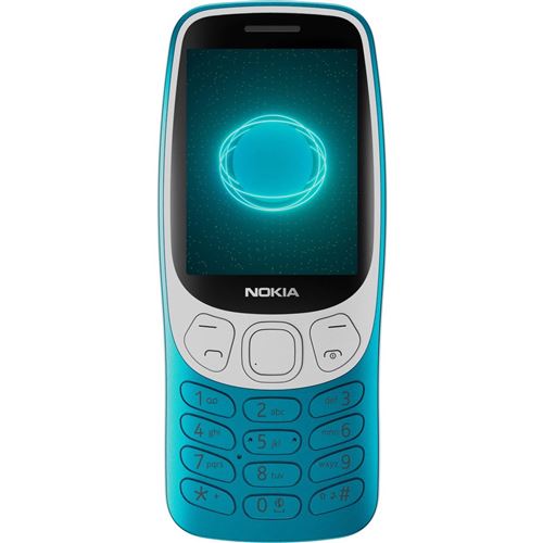 Téléphone portable basique Nokia 3210 2,4" 4G Nano SIM 128 Mo Bleu État correct Nokia reconditionné disponible sur Fnac