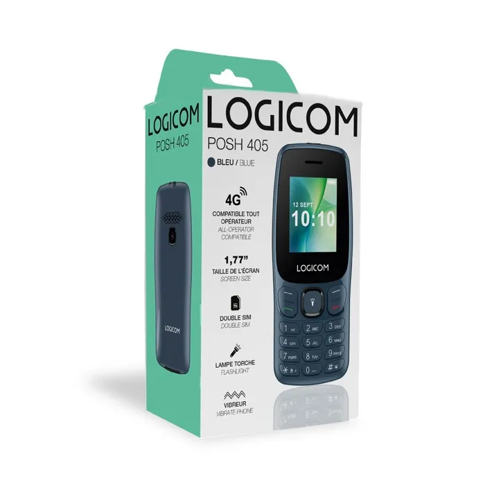 Téléphone portable Logicom Feature phone 4G 177 Dual sim 128mb + 48mb-Type C Reconditionné Logicom reconditionné disponible sur Cdiscount Seconde Vie