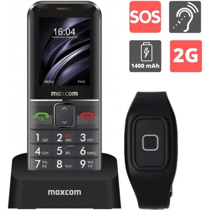 Acheter Téléphone Portable senior - MAXCOM - MM735 - Bracelet SOS - Écran 2 2 - Batterie 1400 mAh Reconditionné - 31,77 € Téléphone Portable senior - MAXCOM - MM735 - Bracelet SOS - Écran 2 2 - Batterie 1400 mAh Reconditionné Maxcom reconditionné disponible sur Cdiscount Seconde Vie