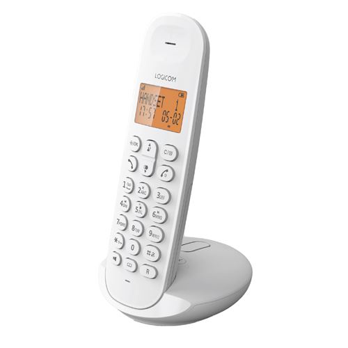 Téléphone sans fil Logicom Iloa 155T avec répondeur Blanc État correct reconditionné disponible sur Fnac