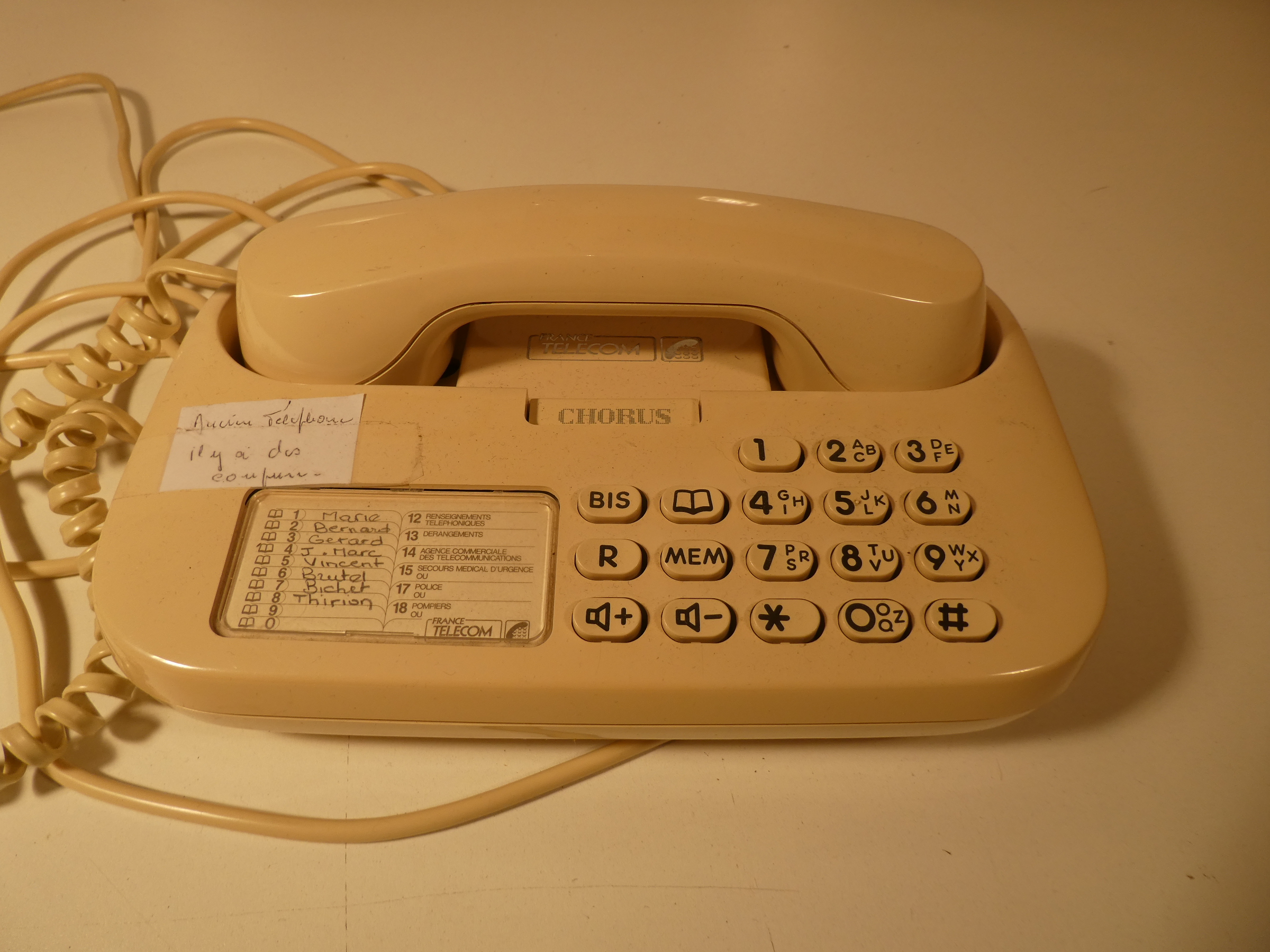 Voir photo 8 de Téléphone vintage à touche Téléphone vintage à touche État correct reconditionné photo 8