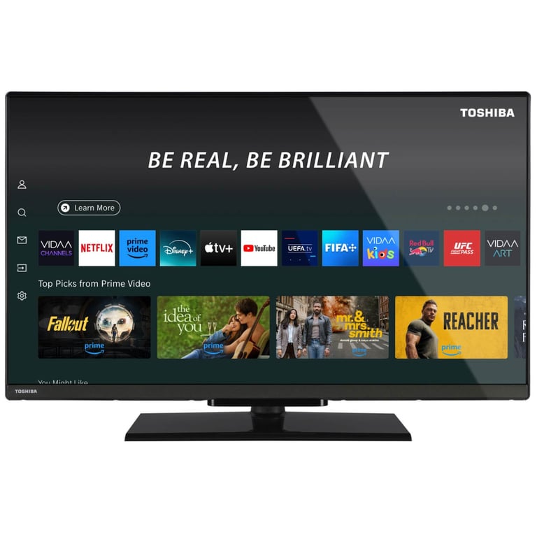 Téléviseur LED Toshiba 32WV3563DG 32 1366x768 50Hz 2xHDMI 1xUSB Noir - Excellent état Parfait état Toshiba reconditionné disponible sur Pixmania