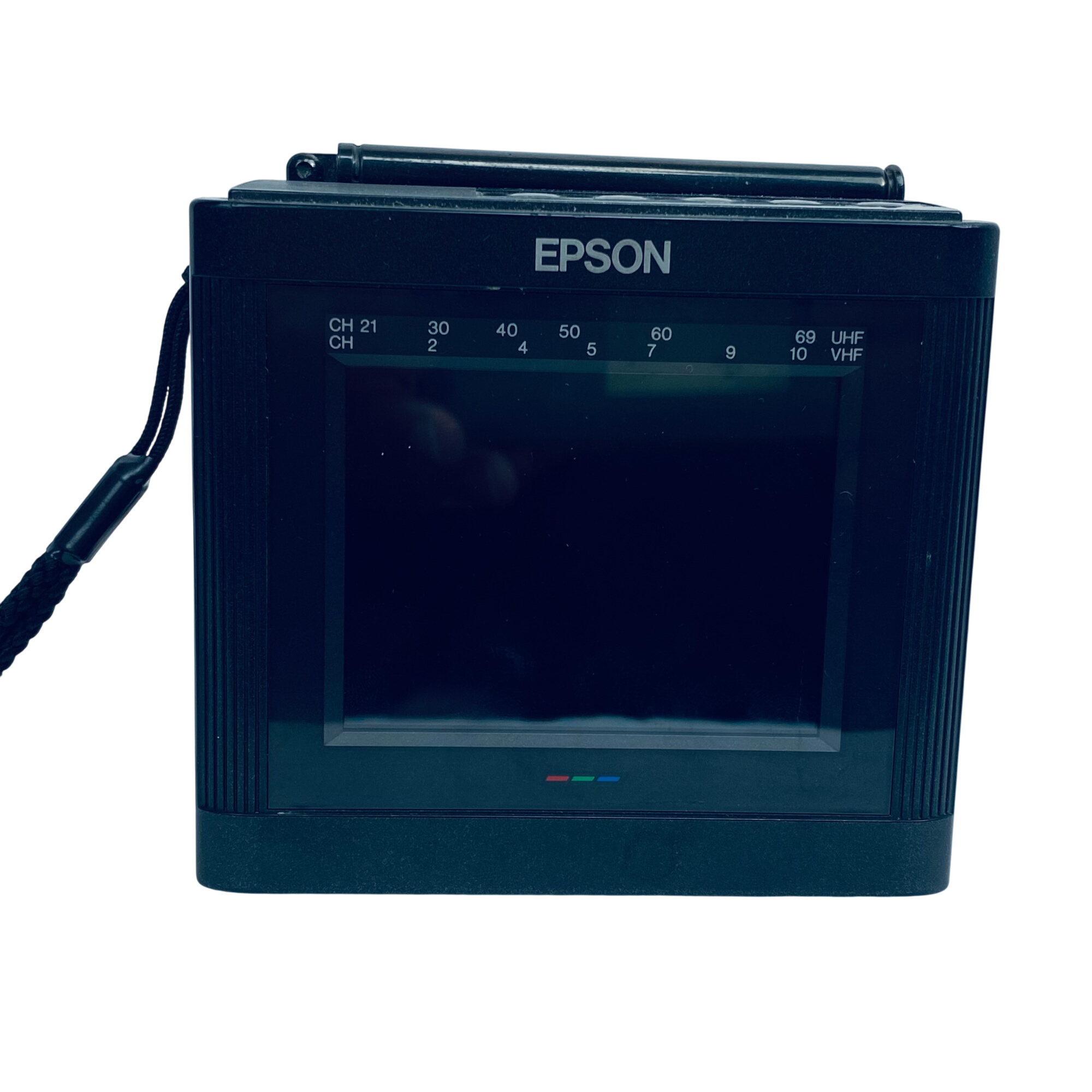 Acheter Téléviseur portable rétro LCD Epson (Vintage 80) Bon état - 20,00 € Téléviseur portable rétro LCD Epson (Vintage 80) Bon état reconditionné disponible sur Label Emmaüs