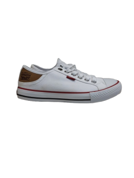 Tennis toile blanche LEVIS T.37 de seconde main Bon état - 20,00 € Tennis toile blanche LEVIS T.37 de seconde main Bon état N/A reconditionné disponible sur Claquettes Market