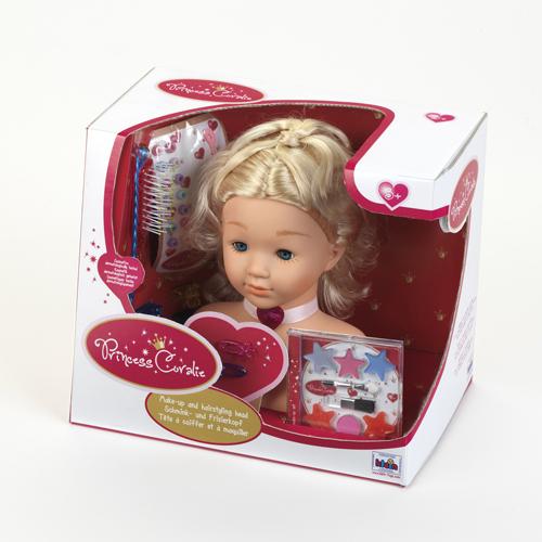Tête à coiffer maquiller Princess Coralie 25 cm État correct reconditionné disponible sur Fnac