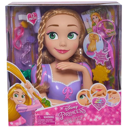 Tête à coiffeur Disney Princesses Deluxe Raiponce État correct Disney Princess reconditionné disponible sur Fnac