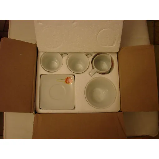 Tête À Tête, Deux Tasse À Café, 2 Sous Tasses, Pot À Lait, Sucrier, Décor Fleurs Bon état reconditionné disponible sur Rakuten
