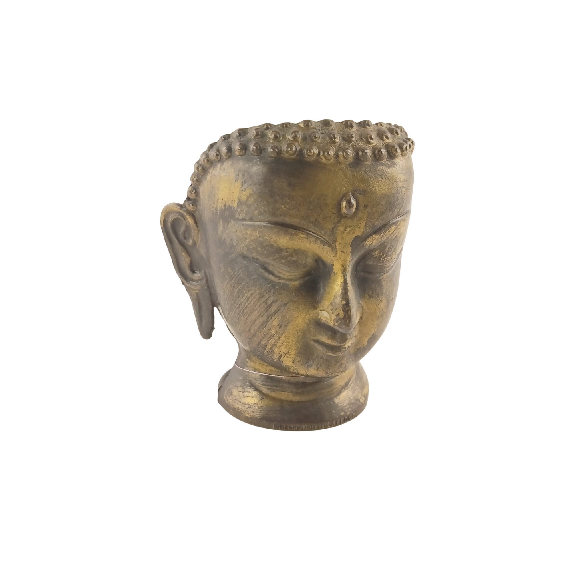 Tête de Budha édition Robert Laffont en laiton de 13 cm Très bon état - 10,00 € Tête de Budha édition Robert Laffont en laiton de 13 cm Très bon état reconditionné disponible sur Label Emmaüs