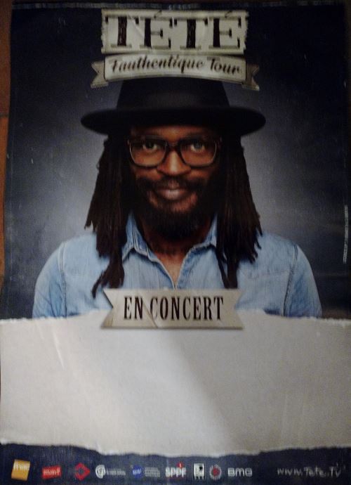 Tété - Fauthentique Tour - AFFICHE État correct N/A reconditionné disponible sur Fnac