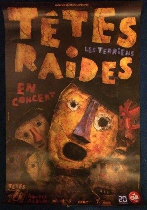 Têtes Raides - 40x60 cm - AFFICHE / POSTER État correct reconditionné disponible sur Fnac
